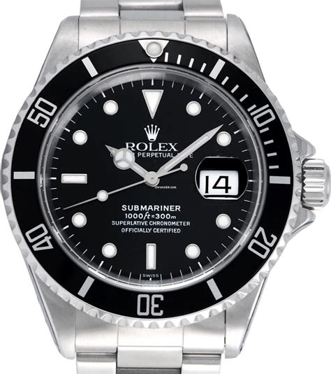 Vendesi Rolex Submariner Date 16610 Swiss Only 